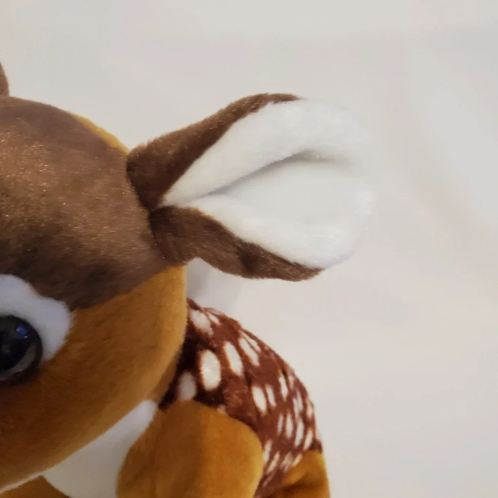 Wild Republic Plush Fawn Deer Stuffed Animal Brown White Spots